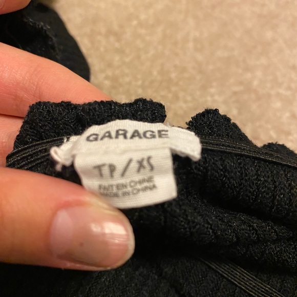 BLACK OFF THE SHOULDER BODY SUIT - Picture 3 of 3